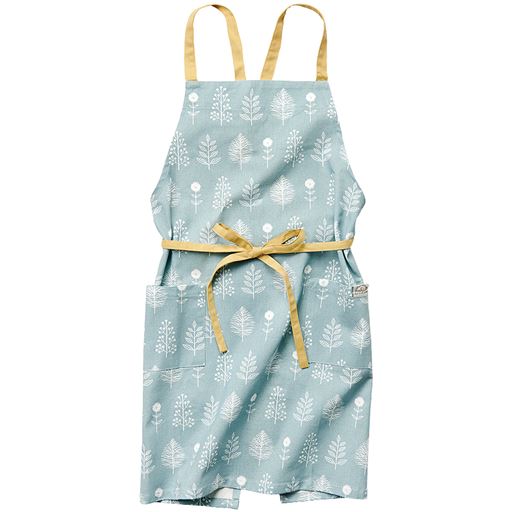 C(ブルー/北欧) <br>ふんわりとした色合いがポイントの手描き風の植物柄。