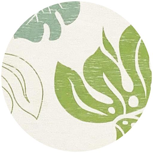 A(モンステラ) 生地拡大