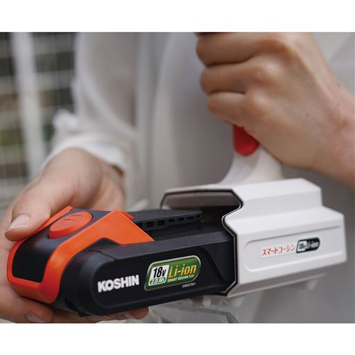 電源はバッテリー