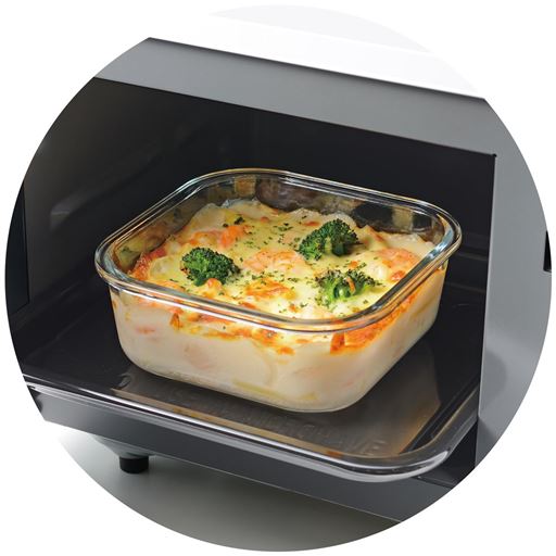 電子レンジ&オーブン調理OK!<br>※本体のみ