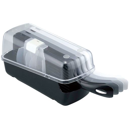 専用ケースにまとめてコンパクトに収納可能。