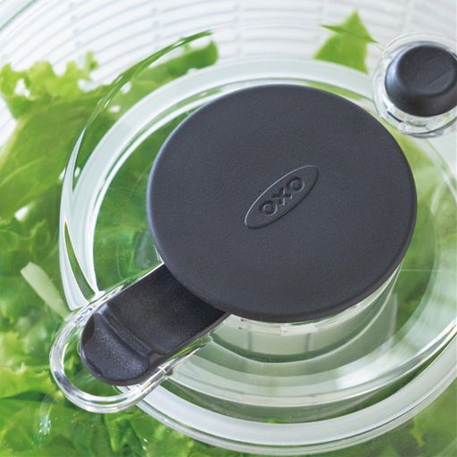 ノブを下げて固定できます