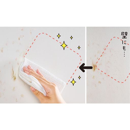 壁紙の汚れ落とし