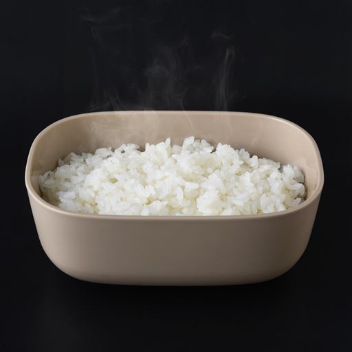 ご飯がふっくらとした仕上がりに。