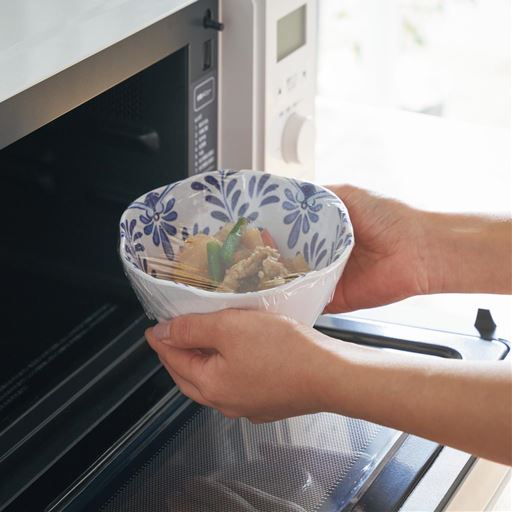 電子レンジ対応!<br>※写真はWF-7521(コバルト柄)を使用しています。