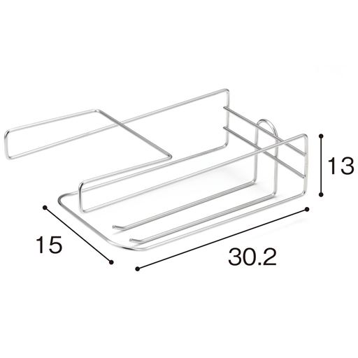 サイズ寸法<br>※扉とのすき間4mm以上、棚の厚み約30mm以内の棚に対応