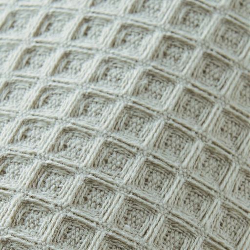 生地拡大(ペールグリーン)<br>ぽこぽことしていて肌離れがよく、汗もスッと吸収します。