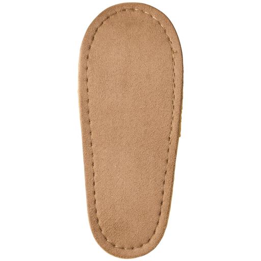 底面はパタパタ音がしにくいポリエステルスエード生地。