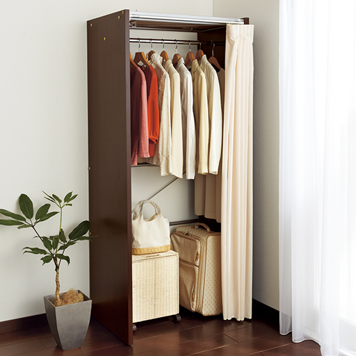 ダークブラウン<br>A (上棚なし/幅85～125cm)