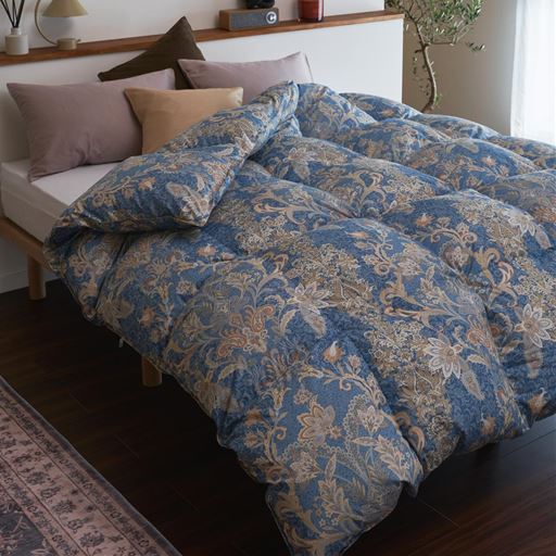 ブルー系(ダブル)<br>羽毛布団が初めての方にもおすすめです。