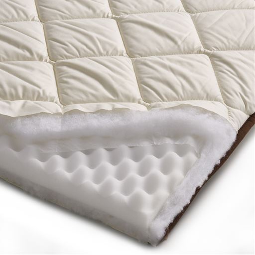 表層のポリエステルわたは防ダニ・抗菌防臭機能のテイジン製「マイティトップ®IIad ECO」使用。<br>※A・B共通