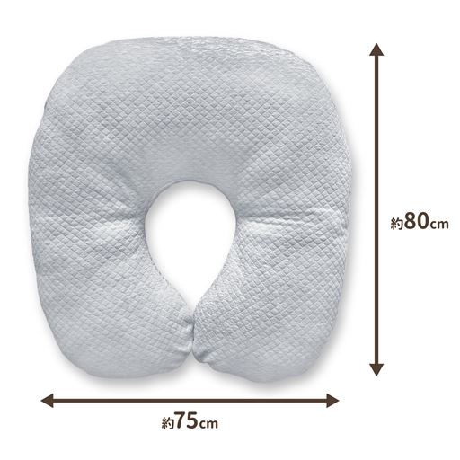 約80×75センチのボリュームサイズ!