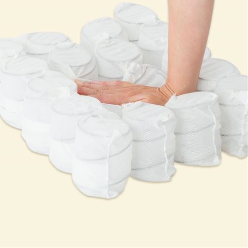 ポケットコイルで体圧分散<br>※写真はイメージです