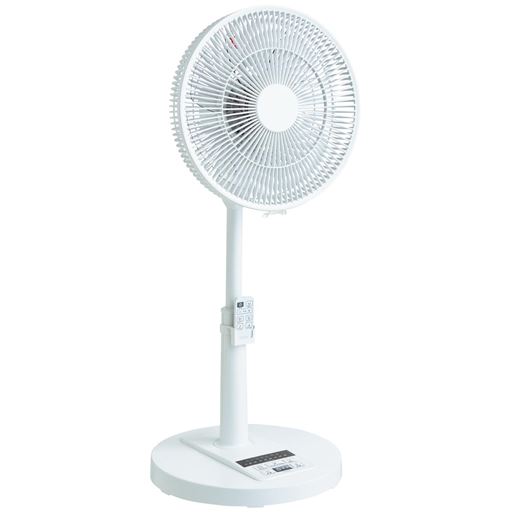 ホワイト<br>セシール扇風機史上No.1の静音! DCモーター扇風機です。