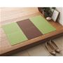 ブラウン×2 グリーン×4 45×45cm<br>玄関マットとしても。