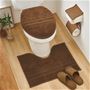 ブラウン(特殊型) ※商品はフタカバーです。<br>※トイレマット:CG-521、便座カバー:CG-578、ペーパーホルダーカバー:CG-585、スリッパ:WG-104を使用
