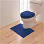 ネイビー S (横60×縦45cm) ※商品はトイレマットです。<br>小さめトイレにも敷けるコンパクトサイズ。