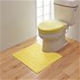 ペールイエロー M (横60×縦55cm) ※商品はトイレマットです。<br>一般的なトイレ用のベーシックサイズ。