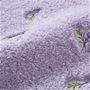 パープル(ラベンダー)<br>2種類の糸をミックスし、ふんわりシャリっとした心地よい肌ざわり。