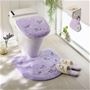 パープル(ラベンダー) ※商品はトイレマット(M/横60×縦60cm)です。<br>シリーズで揃えればいつものトイレが華やかな雰囲気に。