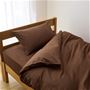 コーヒーブラウン ※商品は枕カバーです。<br>※掛け布団カバーはCR-727、ボックスシーツはCZ-648を使用しています