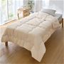 ベージュ<br>急速乾で時短が叶う! なめらかな肌ざわりの掛け布団です。