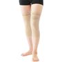 ベージュ<br>ひざの曲げ伸ばしがラクラク! 薄手なのにしっかりサポート。