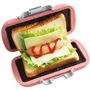 ピンク<br>電子レンジ3分で、ホットサンドが焼ける!