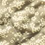 C(ベージュ/花柄) 生地拡大
