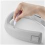 充電も場所を取らず簡単。<br>※コンセントに接続するには別売りのACアダプターが必要です。