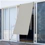 ライトグレー(幅90×丈200cm)<br>ベランダや窓辺を快適に保ち、はっ水加工で降り込む雨も防いでくれます。