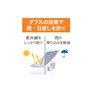 ダブルの効果で 雨・日差しを防ぐ!