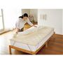 アイボリー<br>1枚プラスするだけで寝心地アップ! サイズで選べるベッドパッドです。