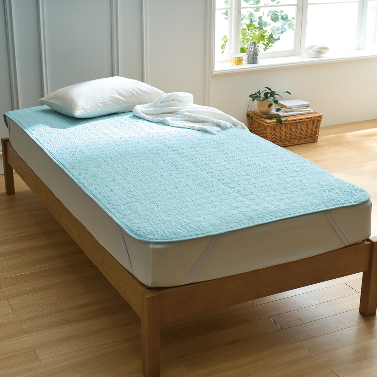 ウォッシュキルトパッドシーツ - 寝具の通販ならセシール(cecile)