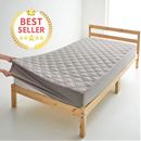 パッド一体型ベッドシーツ「丈夫でしっかり」綿ツイル