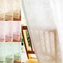 防炎ミラーレースカーテン（リーフ柄）