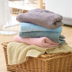 洗濯脱水するだけですぐ乾くタオル(同色2枚組)