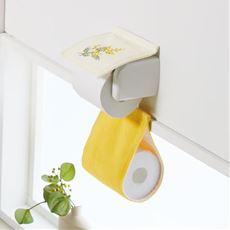 ふんわりペーパーホルダーカバー(花刺繍)