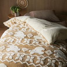 あったかコットン掛け布団カバー(綿ベロア)