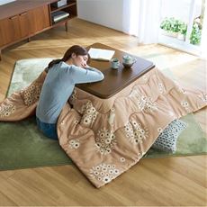 花柄こたつ掛け布団(リバーシブル)