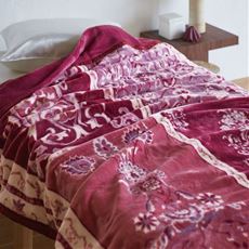 あったか2枚合わせアクリル毛布