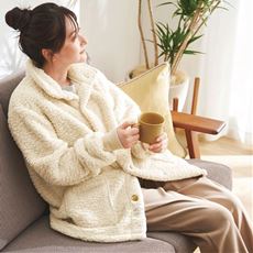 ふわふわ着る毛布