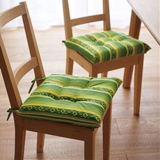 【イタリア製】チェアパッド(同柄2枚組・4枚組)