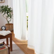 2重レースカーテン(遮熱保温・UVカット約99%)