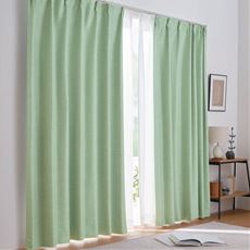 【形状記憶】遮熱保温・防炎遮光カーテン(日本の色をイメージ)