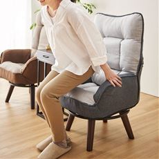 回転式ハイバックルームチェア