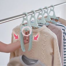 厚手の衣類も乾きやすいハンガー(6本組)