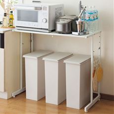 頑丈キッチンラック(幅と高さが調節できる)