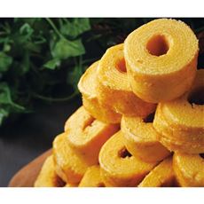 ふぞろいサイズのバームクーヘン