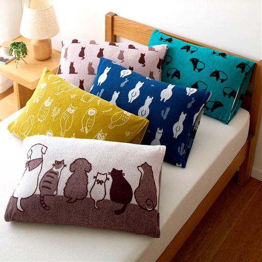 のびのび枕カバー(抗菌防臭・パイル)